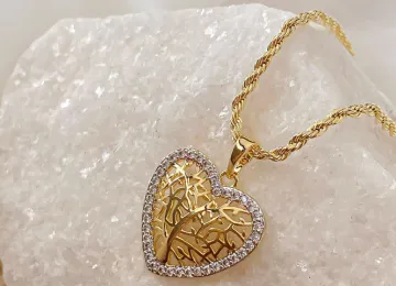 Colar de semijoia banhada a ouro 18K Joias de Madame